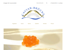 Tablet Screenshot of caviarbruecke.de